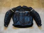 Mens Richa Leather Armoured Motorcycle Jacket