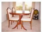 Teak Dining Table,  Four Chairs and Matching Corner....