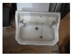 Royal Doulton sink with taps - 1930's very nice. 'Art....